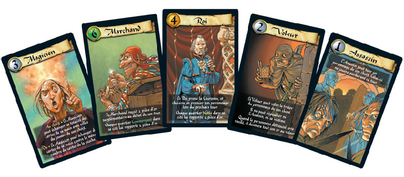 Cartes personnages Citadelles